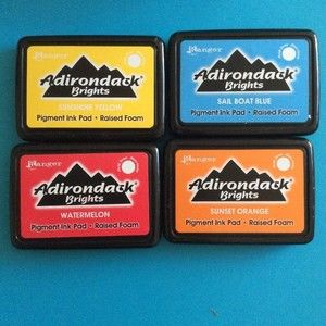 4 Ranger Adirondack Ink Pads D8